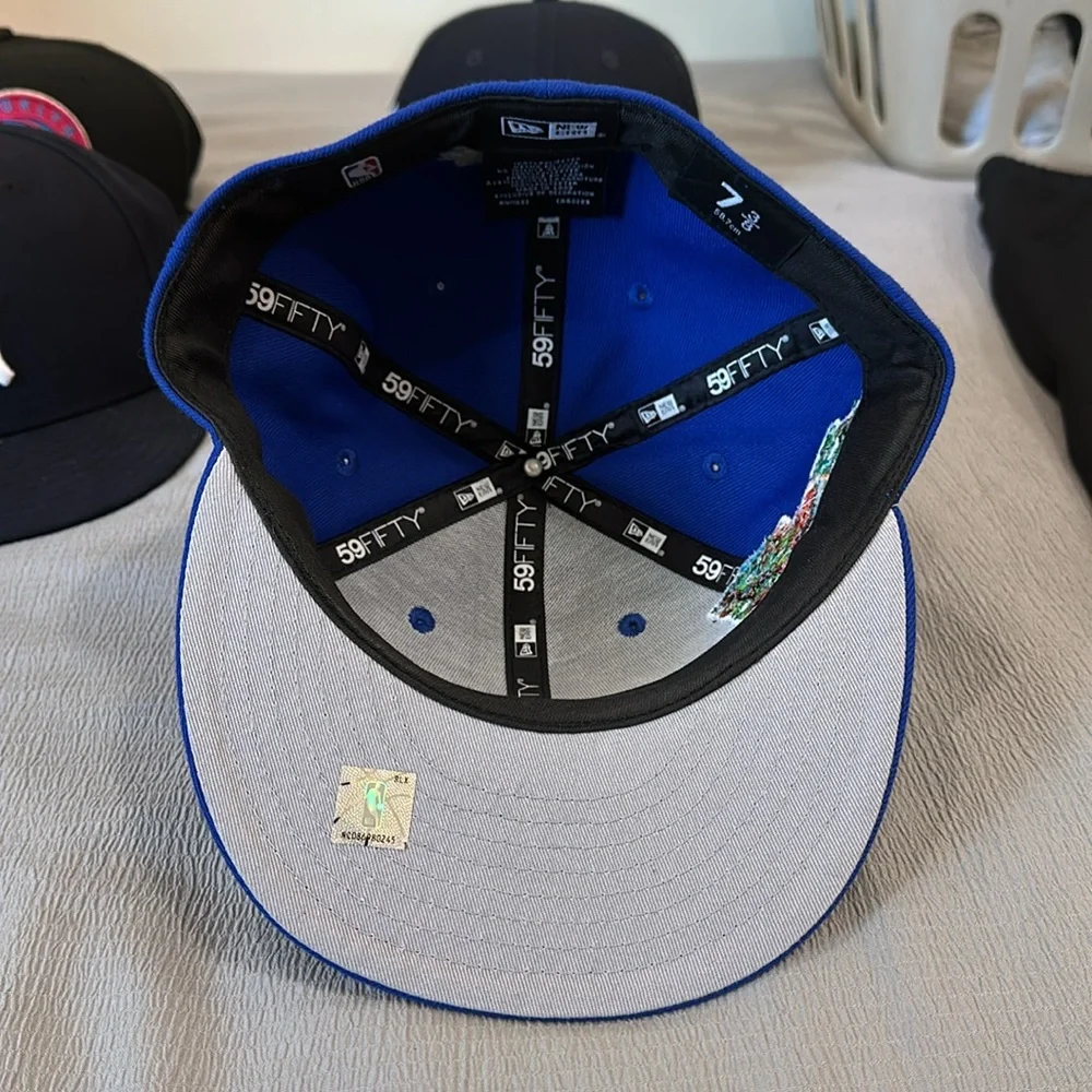 New Era NBA Fitted Hat: NY Knicks Size 7 3/8 - Picture 6 of 6